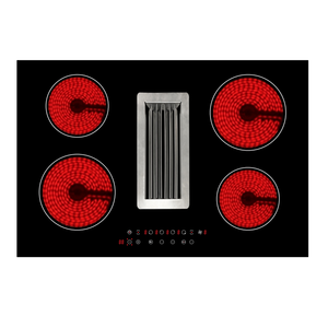 <span class=keywords><strong>Placa</strong></span> de Cocción Eléctrica Radiante de Cerámica y Vidrio con Quemadores Sincronizados y Sistema Downdraft - Product Image 4