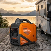 TAVAS GG3500i 2800W Superleiser Tragbarer Inverter 4-Takt Benzin-Generator 230V/12,2A 149CC 3KW mit Autostart 60HZ Einphasig