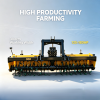 Motoculteur rotatif DTNJ 1GK-300, attache pour tracteur 3m, équipement agricole professionnel pour le travail du sol