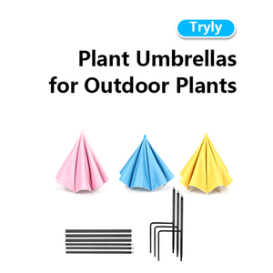 50 Pcs <span class=keywords><strong>Parapluie</strong></span> de protection contre la pluie pour plantes Fournir un pare-soleil pour les plantes de balcon de cour - Product Image 5