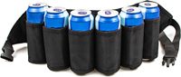 Sac de taille réglable 6-Pack Beer Belt Holster Soda Bottle Holder Belts, Drink Can Holder Holder