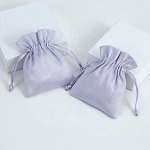 Bolsa de Joyería de Terciopelo y Cuero con Logotipo Personalizado, Cierre de Botón y Cordón, Tamaño y Color Personalizables - Product Image 2