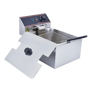 Stainless Steel Commercial Deep Fryer Frying Machine Electric Chicken Fryer Machine