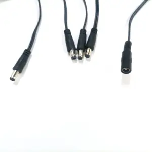 12V Dc Power Jack Plug Kabel 1 Female Naar 4 Way Splitter Adapter Connector 5.5Mm * 2.1Mm Voor Cctv Camera Ledstrip