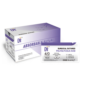 Benang Jahit Asam Poliglikolik PGA untuk Penggunaan Medis, Produk Veteriner untuk Hewan, Jarum Jahit - Product Image 1