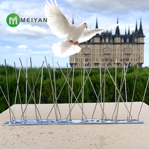 Pointes répulsives pour oiseaux en acier inoxydable pour pigeons <span class=keywords><strong>Anti</strong></span>-pigeons Panneaux solaires Pointes pour oiseaux - Product Image 1