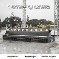 Projecteurs de scène Showtec Sunstrip Active Blinder 10x50w, blanc, éclairage de scène DJ disco pour fête
