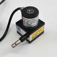 Haute précision 485 CAN sortie 0-1500mm longueur capteur fil tirer encodeur avec affichage corde absolu encodeur