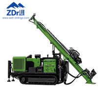 Foreuse hydraulique complète sur chenilles ZDC1500 pour forage de carottage en fil de fer, idéale pour les couches complexes en montagne