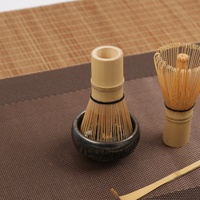 En stock Accessoires pour poudre de thé matcha japonais Pinceau de mélange pour fouet en bambou naturel et écologique