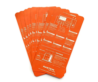 Étiquettes de produits personnalisées, cartes de bureau en papier couché, pelliculage, vente en gros, cartes de garantie imprimées et pliées
