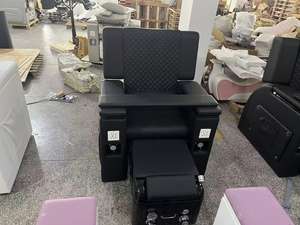 Sillón de Pedicura Moderno de PU Ajustable para Salón de Belleza, con Masaje Eléctrico, Funciones de Spa de Lujo, USB, Drenaje Automático sin Tuberías, 7 Colores - Product Image 3