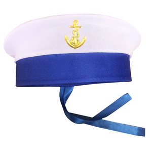 Chapeau rétro de marin pour adulte Halloween <span class=keywords><strong>casquette</strong></span> de marin de yacht vintage avec queue de glands béret de <span class=keywords><strong>capitaine</strong></span> de la marine accessoire de costume taille unique - Product Image 1