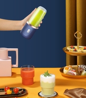 Mélangeur personnel pour shakes et smoothies, mixeur portable, presse-agrumes USB rechargeable avec 6 lames, 1/2 tasses