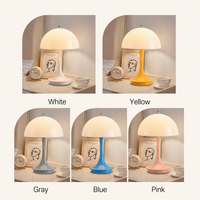 Lampe de table en forme de bourgeon de fleur, style petite taille, pour chambre à coucher, lampe de chevet, veilleuse décorative tactile à intensité variable