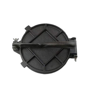 Cast Iron Pancake Press Round 18.5Cm 20Cm 26Cm Hand Operated Dough Press For Baking Pastry Tools - Product Image 1
