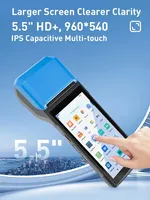 Terminal NFC con Cámara Trasera de 5MP para Entrega/Ventas en Campo, Recibos Comerciales, Punto de Venta, Recogida de Comida para Llevar, Pantalla HD Clara, SDLPOS