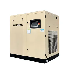 10HP High Efficiency Energy Saving Screw Air Compressor 10 Bar New Condition Core Motor Components Manufacturing Plant