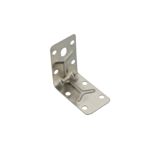 Stainless Steel Corner <b>Bracket</b> 3050 <b>White</b> Powder Coated 90 Degree Shelf Connector Bathroom Support Durable One Piece Molding - Product Image 4