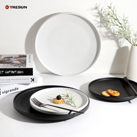 Assiettes nordiques incassables en céramique pour la restauration, les mariages, la cuisine, le service de desserts, les présentoirs et les dîners, en lots