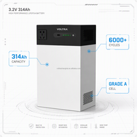 Batterie LiFePO4 3.2V 314Ah, cellules de qualité A, 1004.8Wh, système solaire hybride avec communication CAN