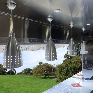 Fábrica al por mayor diseño Simple móvil Pizza Hot Dog Cart New Condition Food Trailer para camión CE certificado para dulces - Product Image 5