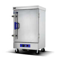 Armoire de cuisson vapeur professionnelle en acier inoxydable anti-brûlure à sec pour pains vapeur, dim sum, pâtisseries, boulangeries, restaurants et traiteurs