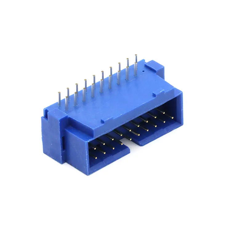Connecteur de boîte mâle à angle droit USB 3.0 19 P 20P 19 broches 90 degrés