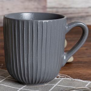 Tazze in ceramica a coste <span class=keywords><strong>HAPPY</strong></span> GO Set di 4 moderne tazze con finitura opaca per tazze da <span class=keywords><strong>caffè</strong></span> e tè in gres resistente - Product Image 6