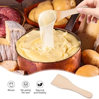 Portable Mini poêle à rôtir antiadhésive double table à fromage aux chandelles poêle à fondre spatule à griller pour fromage Raclette fromage grillé