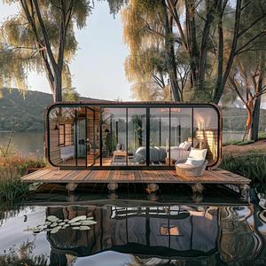 Vendite Apple Cabina Contenitore <span class=keywords><strong>campeggio</strong></span> <span class=keywords><strong>casa</strong></span> porta Password prefabbricata case di lusso moderno contenitore espandibile Villa prefabbricata - Product Image 5