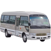 Sièges d'autobus de luxe d'occasion en vente Bon état Conduite à gauche Mini bus 23-30 Passenger Coaster Bus