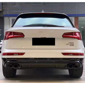 กันชนท้ายรถสีดำเงาด้านหลัง <span class=keywords><strong>Q5</strong></span> SQ5 Fy GLOSS ชุดตัวแยกริมฝีปากพร้อมปลายท่อไอเสียสำหรับ Audi <span class=keywords><strong>Q5</strong></span> SQ5 B9 2018-2025 - Product Image 5