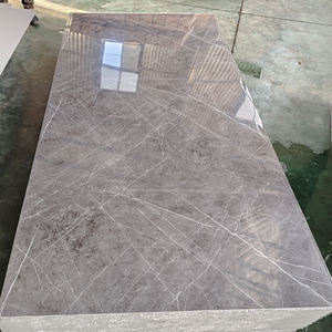 Feuilles de marbre en PVC légères Installation facile et panneau mural en marbre uv bricolage pour la décoration murale de la maison - Product Image 6