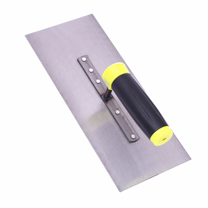 Truelle <span class=keywords><strong>de</strong></span> maçonnerie Sanfine avec manche en plastique, outils pour carreleurs, finition <span class=keywords><strong>de</strong></span> sols en béton, truelle à ciment en acier au carbone - Product Image 4