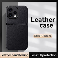 Étui de luxe de style professionnel pour OPPO Reno 16/Reno 16 Pro/Reno 15, construction hybride TPU+PC, absorption des chocs, anti-chute