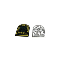Écussons en silicone 3D, PVC, caoutchouc et feutre, écologiques, avec logo de marque personnalisé, étiquettes gaufrées pour vêtements, baskets et sacs, couleurs personnalisées