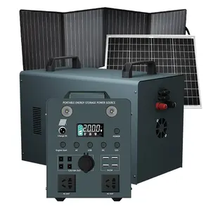2000 W Heimauto Camping Solarstrom generator 110V 220V 2000 Watt tragbares Außen kraftwerk