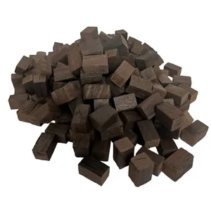 Cubes de chêne grillés lourds pour maturation et distillations de boissons fortes aromatisant cubes de bois pour infusion d'alcool