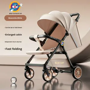 Kereta Dorong Bayi Baru untuk Usia >3 Tahun Rangka Paduan Aluminium Ringan Dapat Dilipat Desain Pandangan Tinggi - Product Image 2