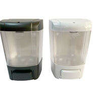 Distributeur de savon en plastique ABS mural de 1000ml Distributeur de savon liquide en mousse carrée pour la maison, la cuisine, l'hôtel et la salle de bain