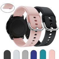 Bracelet intelligent RYB 22 mm 20 mm en silicone pour Samsung Galaxy Watch 4 5 Pro Active 2, bracelet en caoutchouc pour Huawei Watch GT2 Pro