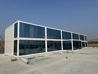 Dormoir modulaire à deux étages en conteneurs préfabriqués pour l'hébergement des travailleurs de chantier