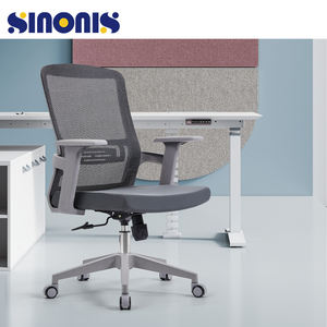 Chaises de bureau pivotantes en maille Sinonis Ekintop, chaise ergonomique - Product Image 3