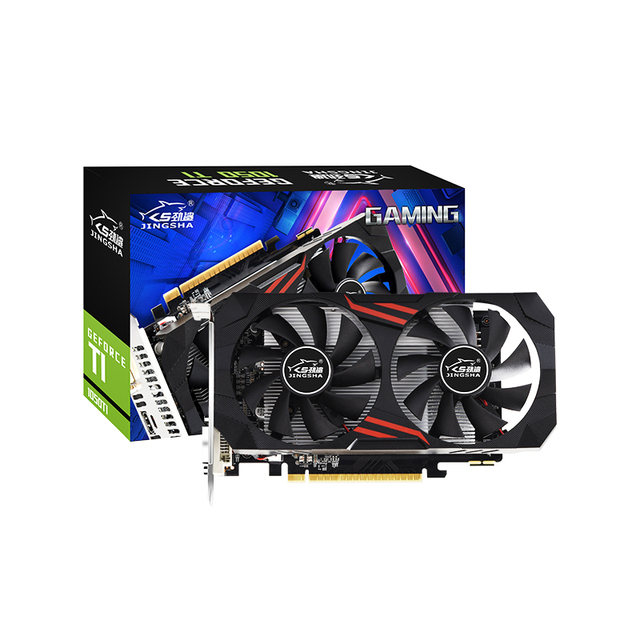 Video Card GTX 1050Ti 4GB GDDR5 PCI-Express 3.0 16X Gaming Graphic Cards with Dual Cooling Fan