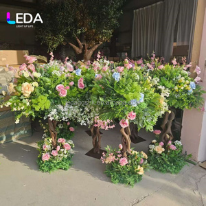 LEDA Nouveauté : Support Tronc d'Arbre pour Composition Florale de Centre de Table de Mariage, Boule de Fleurs pour Décoration d'Événements – Vente Directe Usine - Product Image 2