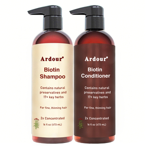 Shampooing et après-shampooing volumisants à la biotine pour cheveux et peau, hydratants et réparateurs - Product Image 3