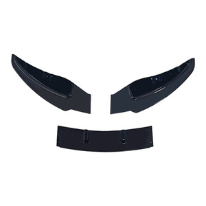 Splitter avant BMW 3 sections noir brillant ABS pour E81 2009-2011 - Product Image 3