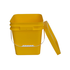 Robuuste, voedselveilige, duurzame, witte, stapelbare kunststof emmers voor gefrituurde kip en melk, met luchtdichte deksel - Product Image 3