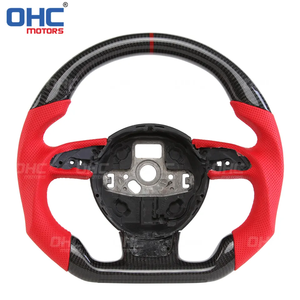 Volant en fibre de carbone d'usine pour Audi S6 2012 2013 2016 S3 S4 S5 <span class=keywords><strong>Rs</strong></span> Rs3 Rs4 Rs5 S-<span class=keywords><strong>Line</strong></span> Sq5 volant d'échappement - Product Image 5